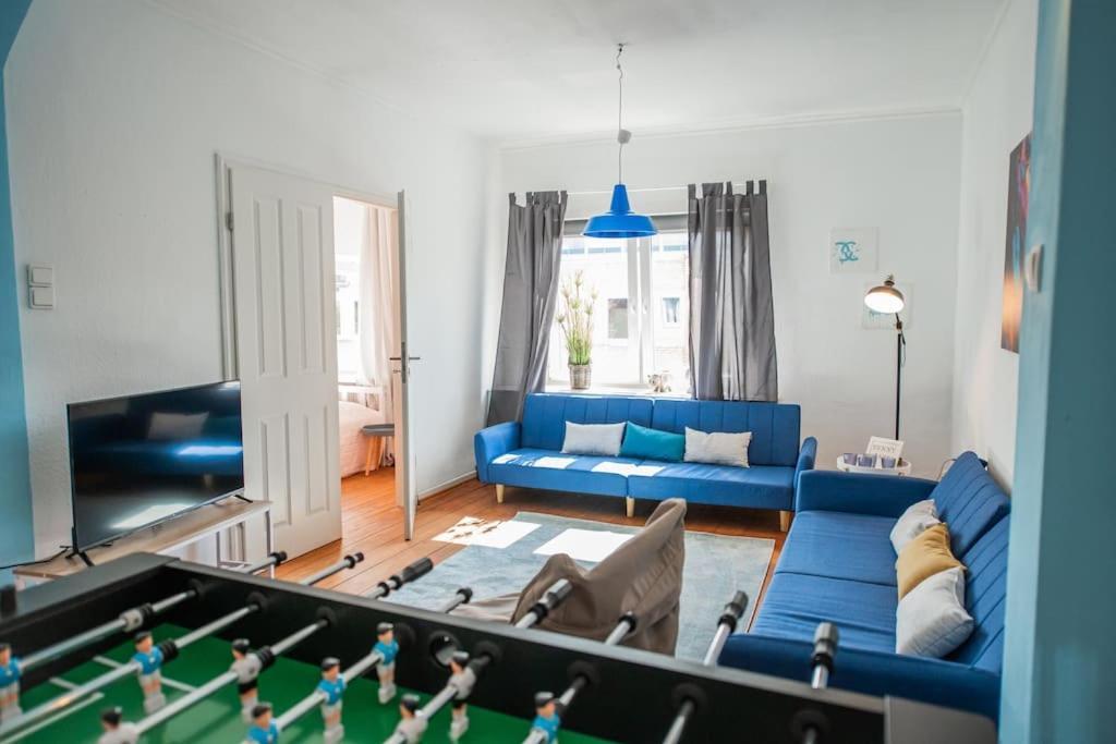 150Qm Loft, Tischtennis, Dart, Tischkicker Hamburg Exterior foto